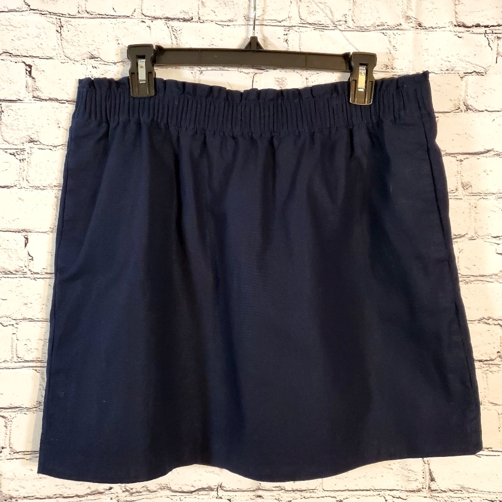 J. Crew Navy Mini Skirt